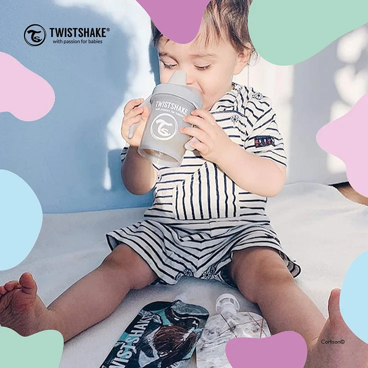 Twistshake Mini Cup 230ml 4+m Pastel Grey – Bild 7