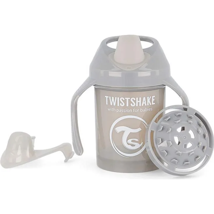 Twistshake Mini Cup 230ml 4+m Pastel Grey