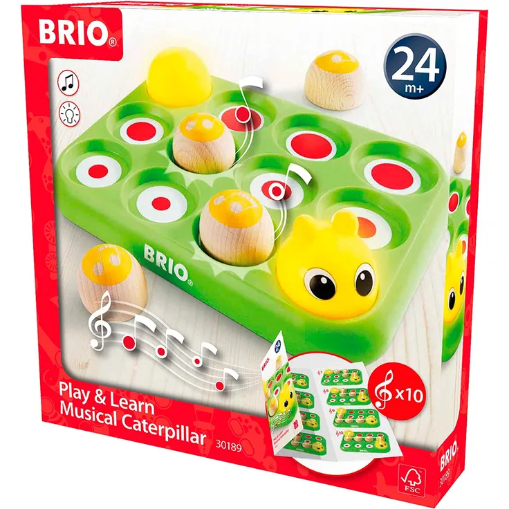 BRIO 30189 - Musikspiel Raupe