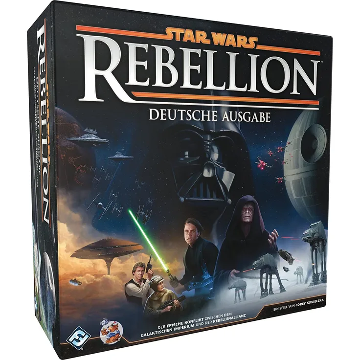 Asmodee 'Star Wars Rebellion' Brettspiel, ab 14 Jahren, 2 - 4 Spieler, 240+ min Spielzeit