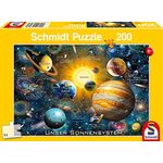 Schmidt Spiele Puzzle 56308 Unser Sonnensystem, 200 Teile Kinderpuzzle, bunt