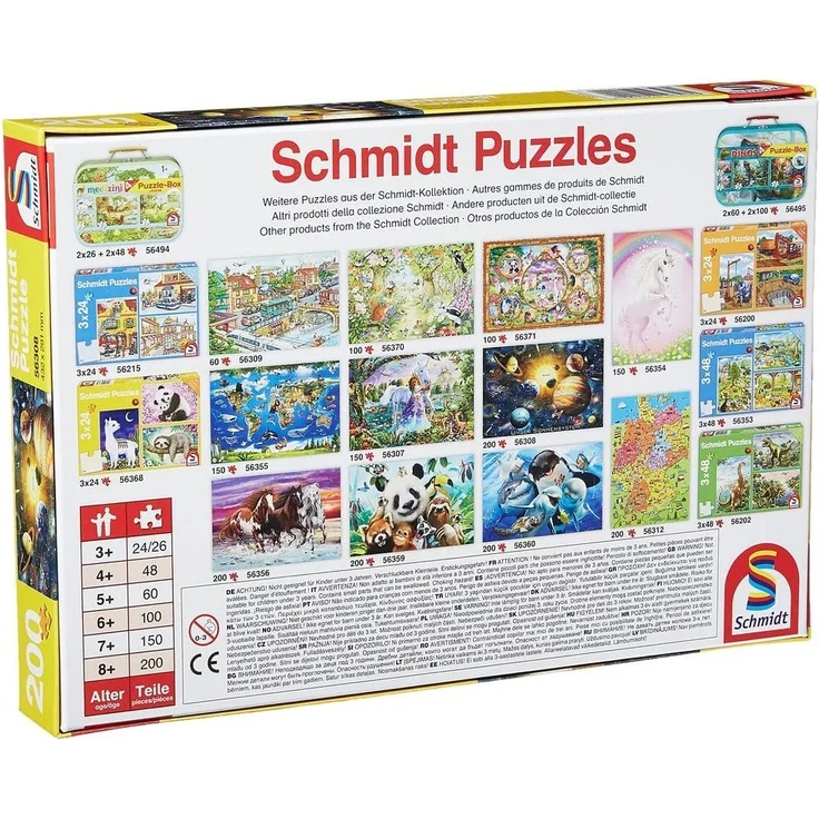 Schmidt Spiele Puzzle 56308 Unser Sonnensystem, 200 Teile Kinderpuzzle, bunt – Bild 3