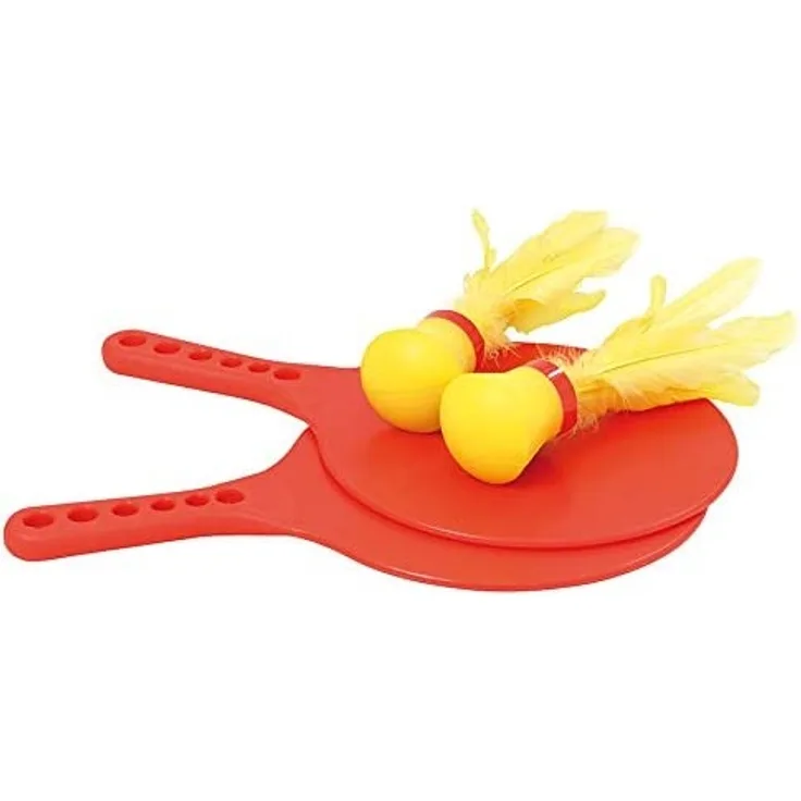 Betzold Set: Schlagball-Tennis - Geschicklichkeitsspiel Kinder Kinderspiel Partyspiel Spaßspiel Spaß Bewegung Funspiel Partyspaß Kinderspielzeug Kindergeburtstag Geburtstagsparty Party