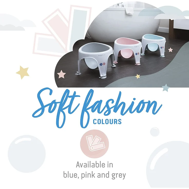 Angelcare Soft Touch Bad Sitz (Aqua) – Grau – Bild 6