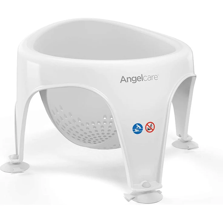 Angelcare Soft Touch Bad Sitz (Aqua) – Grau – Bild 1
