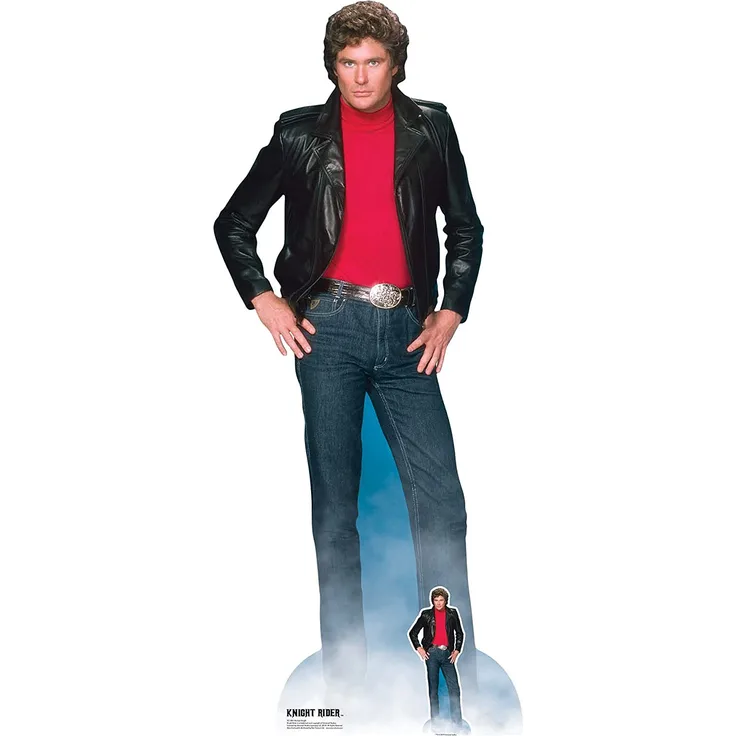 Knight Rider Pappaufsteller (Stand Up) - Michael Knight (David Hasselhoff) (190 cm)