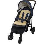 KIWA Kinderwagen Einlage für Kinderwagen Buggy Babybett Kinderbett aus Lammfell medizinisch 100% Merino Lammfell - Preisvergleich