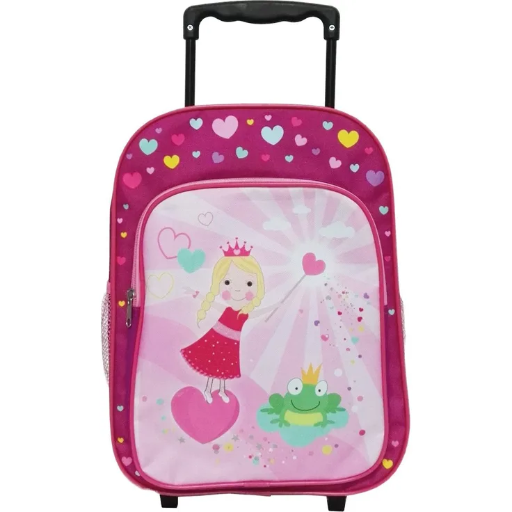 Idena Schultrolley Idena - Motiv: Prinzessin, 40 cm, 14 Liter, 0,7 kg - Farbe: pink