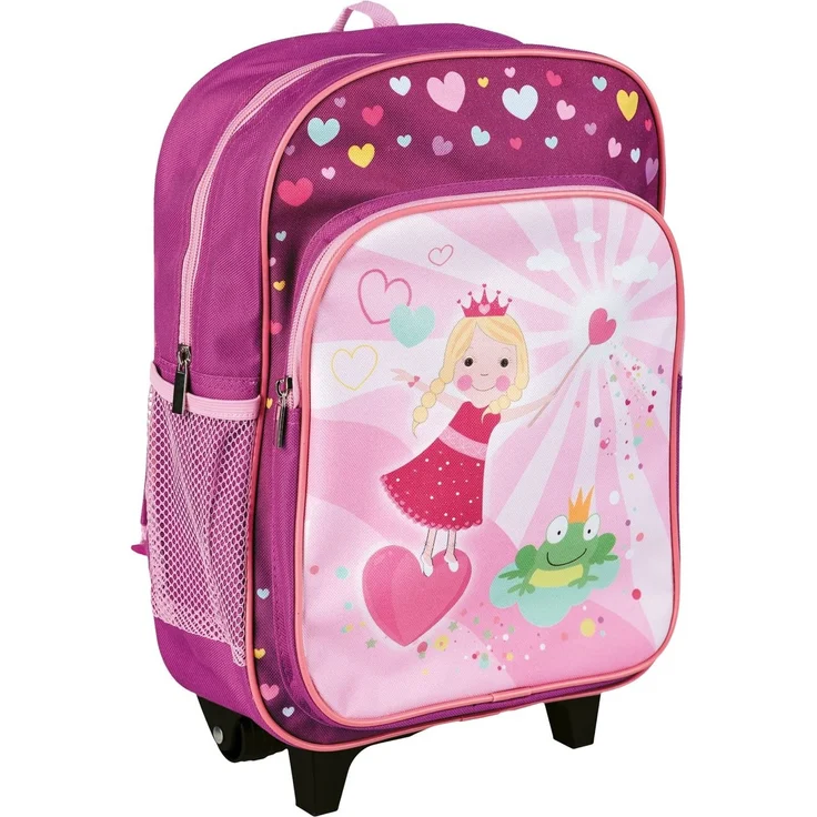 Idena Schultrolley Idena - Motiv: Prinzessin, 40 cm, 14 Liter, 0,7 kg - Farbe: pink – Bild 3