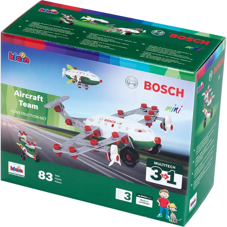 Theo Klein Bosch 3 in 1 Aircraft Team Konstruktionsset – Bild 6