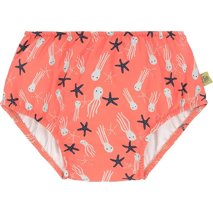 LÄSSIG Baby Schwimmwindel Badewindel wiederverwendbar waschbar Auslaufschutz UV-Schutz/Splash & Fun Baby Swim Diaper boys Jelly Fish, 18 Monate