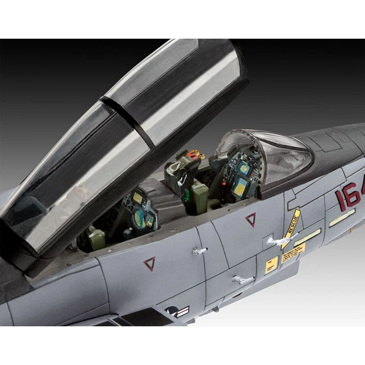 Revell Modellbausatz Flugzeug 1:72 - Grumman F-14D Super Tomcat im Maßstab 1:72, Level 3, originalgetreue Nachbildung mit vielen Details, 03960 – Bild 7