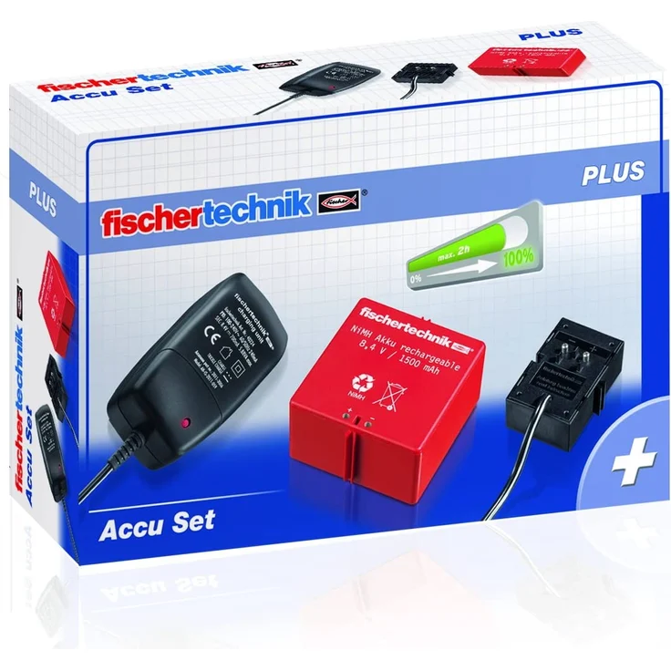 fischertechnik Plus Akku Set/ Accu Set, Konstruktionsbaukasten, Ergänzungsset - 34969 - Preisvergleich – Bild 2
