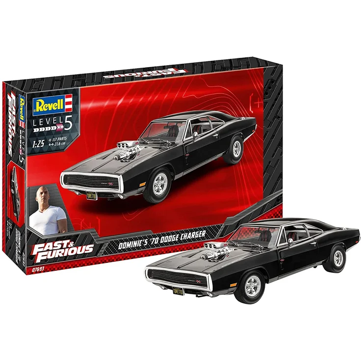 Revell Fast & Furious - Dominics 1970 Dodge Charger – Bild 1