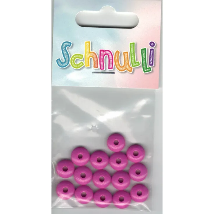 Schnulli-Holzlinse 10 x 5 mm, rund, cyclam, Btl. 15 St.
