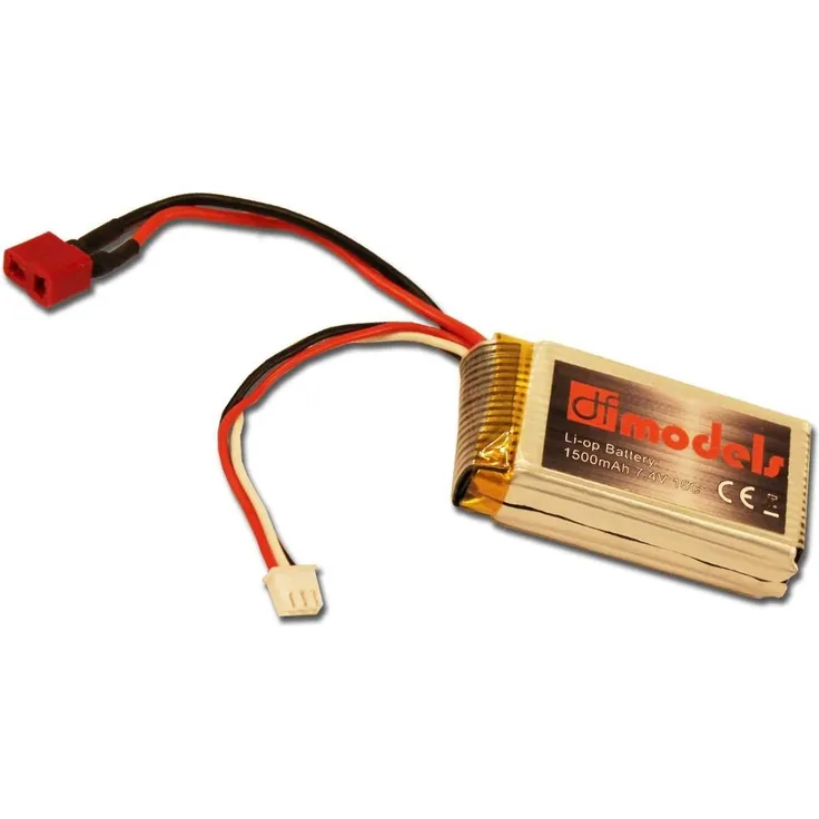 DF-Models 6981 LiPo Akku 2S - 7,4 Volt - 1500mAh - T-Plug
