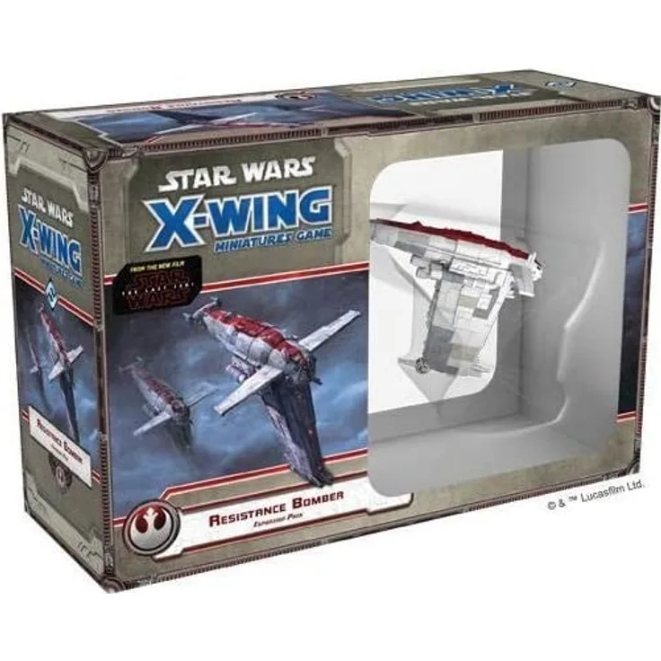 Fantasy Flight Games FFGD4054 Star Wars: X-Wing-Bomber des Widerstands Spiel, Miniaturenspiel