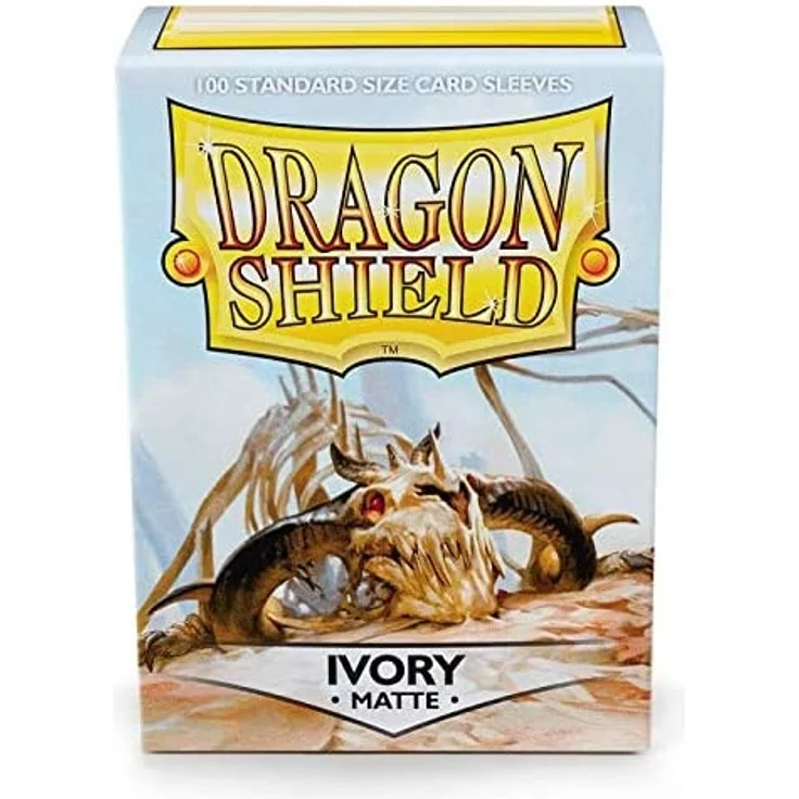 Dragon Shield 11017 Standard Sleeves Kartenhhüllen, Matte Ivory – Bild 4