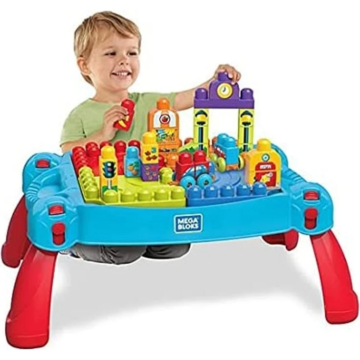 Mattel Mega Bloks FGV05 - Bau und Spieltisch, 30 Teile – Bild 10