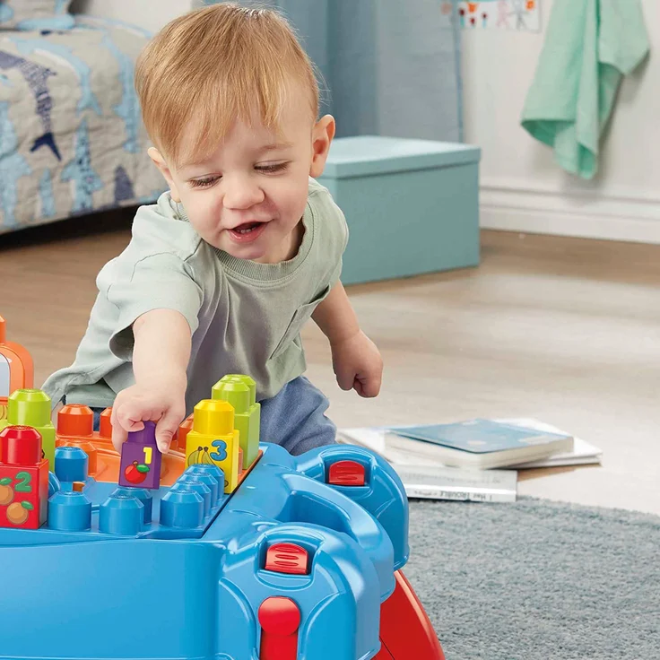 Mattel Mega Bloks FGV05 - Bau und Spieltisch, 30 Teile – Bild 5