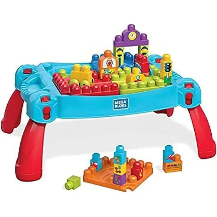 Mattel Mega Bloks FGV05 - Bau und Spieltisch, 30 Teile – Bild 2