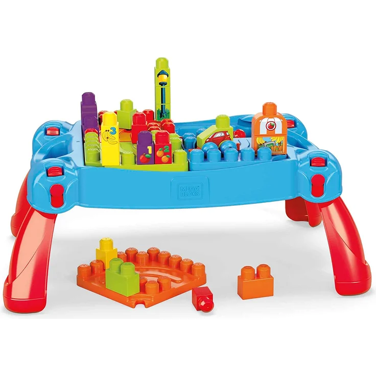 Mattel Mega Bloks FGV05 - Bau und Spieltisch, 30 Teile – Bild 3
