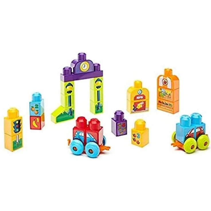 Mattel Mega Bloks FGV05 - Bau und Spieltisch, 30 Teile – Bild 15