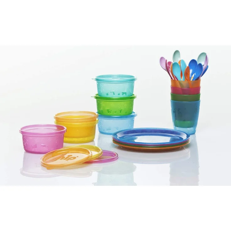 NIP Kindertrinkbecher für Kleinkinder und Babys, mit niedlichem Motiv, BPA-frei, Made in Germany, 4er Set, ab 2 Jahren – Bild 4