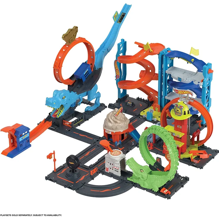 Hot Wheels City Super Fire Station Feuerwache 4 Jahr(e) Mehrfarbig Kunststoff – Bild 7