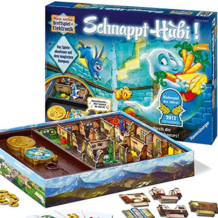Ravensburger Schnappt Hubi, Gesellschafts- und Familienspiel, für Kinder und Erwachsene, Spiel des Jahres für 2-4 Spieler, ab 5 Jahren – Bild 1
