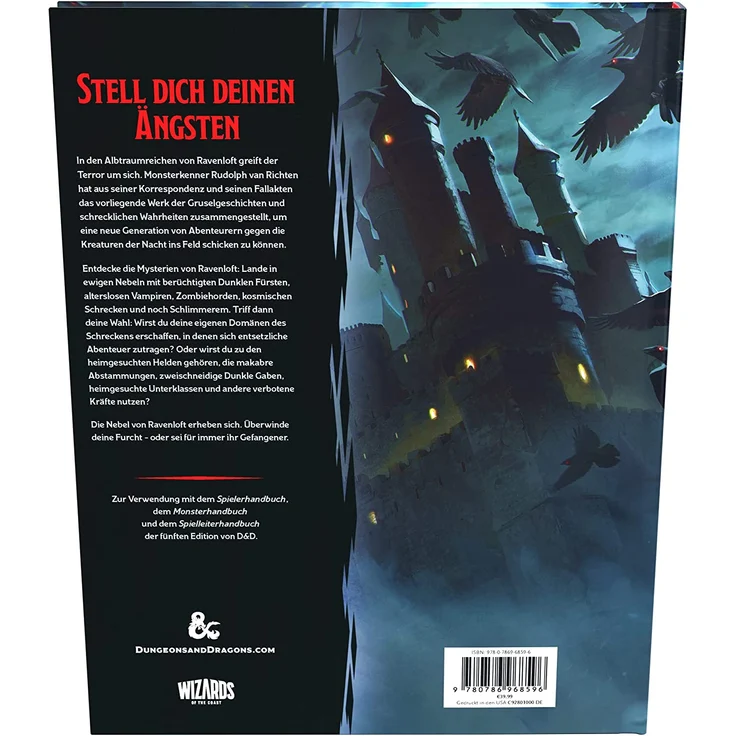 WOCD1006 - Dungeons & Dragons: Van Richtens Ratgeber zu Ravenloft, Rollenspiel (DE-Ausgabe) – Bild 6