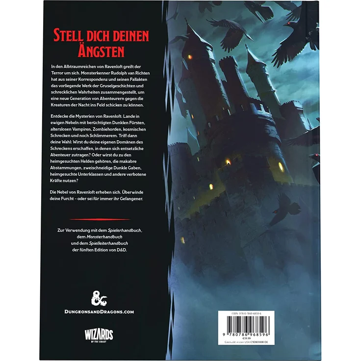 WOCD1006 - Dungeons & Dragons: Van Richtens Ratgeber zu Ravenloft, Rollenspiel (DE-Ausgabe) – Bild 5