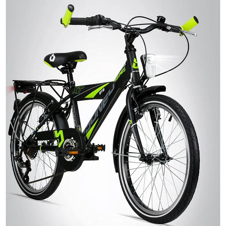 Bergsteiger Jugendfahrrad Sydney, 7 Gang Shimano Tourney RD-TY300 Schaltwerk, Kettenschaltung