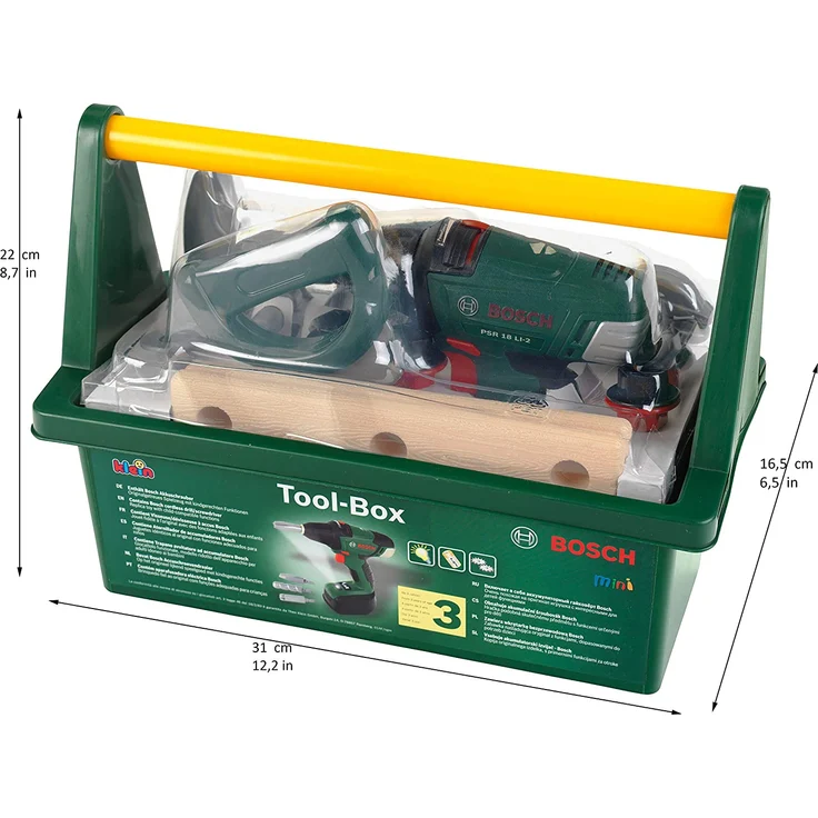 Theo Klein BOSCH Toolbox mit Akkuschrauber - Preisvergleich – Bild 4