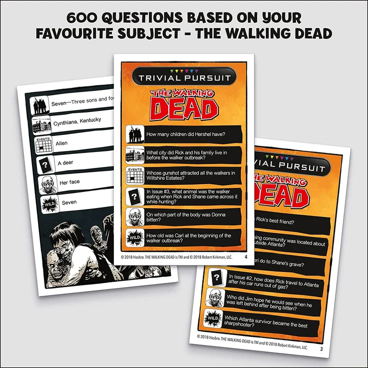 Walking Dead Trivial Pursuit Bite Size Board Game – Bild 7