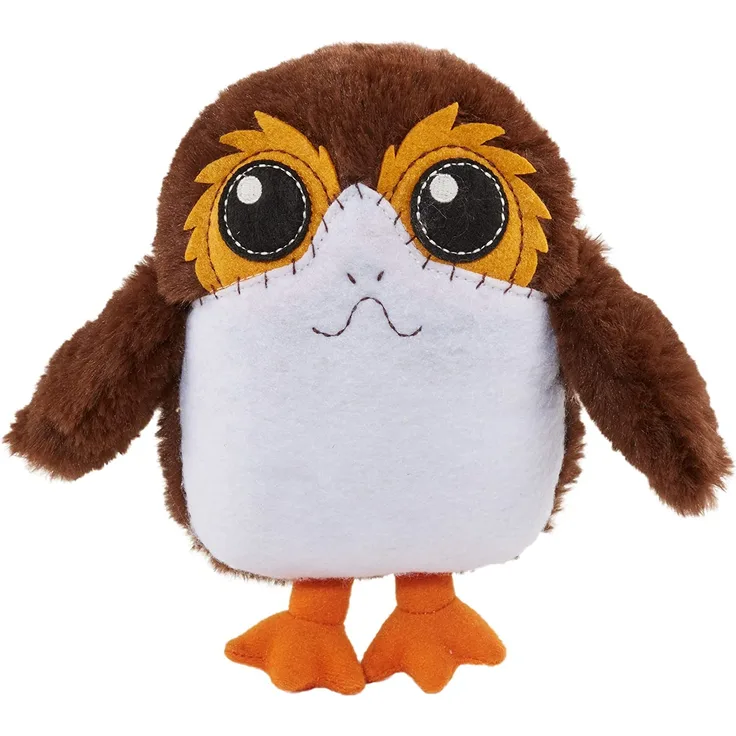 Disney Star Wars GXH80 - Galaxy's Edge Porg Plüschtier (ca. 15 cm) mit Geräuscheffekten, Spielzeug für Fans ab 3 Jahren