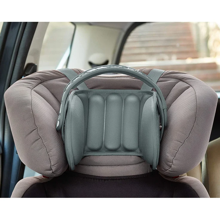 NapUp Autositz Einschlafstütze Original, grau – Bild 7
