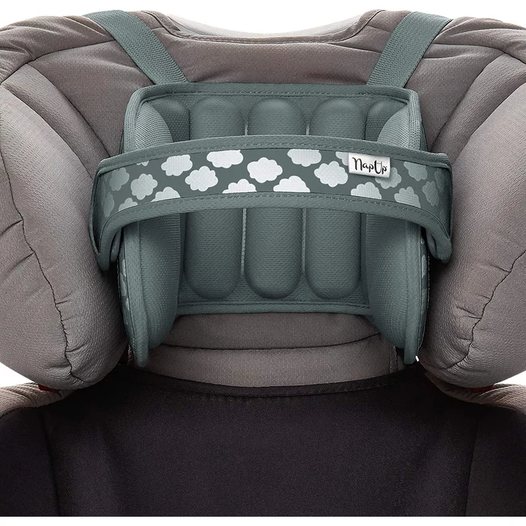 NapUp Autositz Einschlafstütze Original, grau – Bild 6