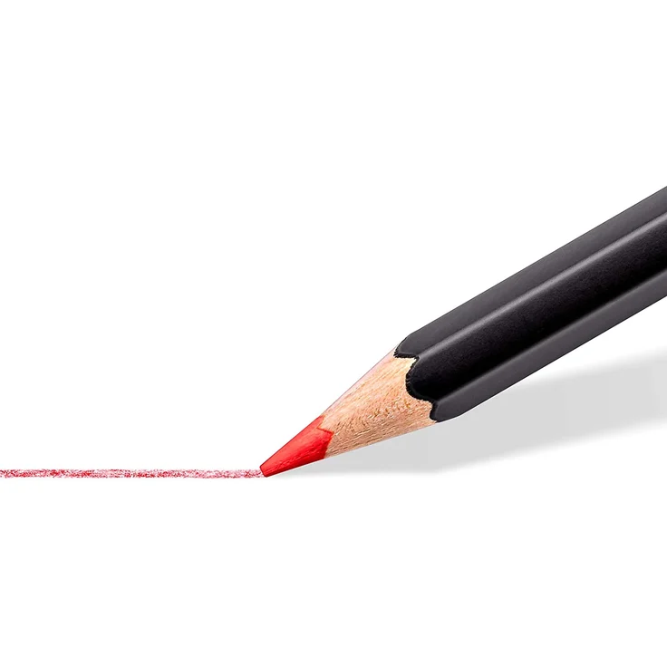 STAEDTLER 149C C24 Buntstifte (klassisches Sechskantformat, super weiche Mine, hohe Deckkraft auf hellem und dunklem Papier) Kartonetui mit 24 leuchtenden Farben – Bild 3