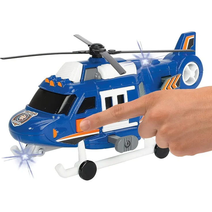 Simba 4006333036651 Dickie Action Series Helikopter 18 cm, Licht und Sound, die Flügel bewegen, Mehrfarbig – Bild 2