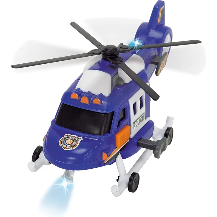 Simba 4006333036651 Dickie Action Series Helikopter 18 cm, Licht und Sound, die Flügel bewegen, Mehrfarbig