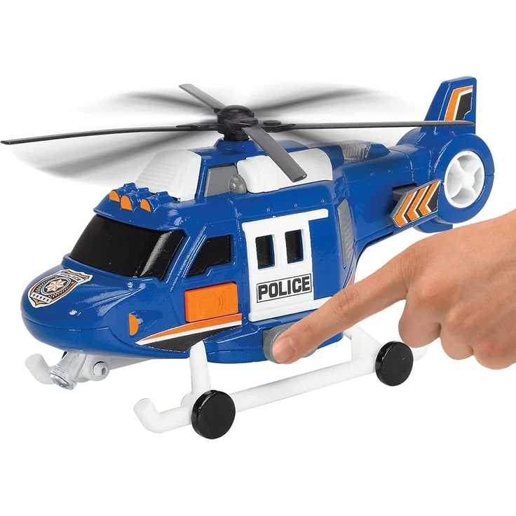 Simba 4006333036651 Dickie Action Series Helikopter 18 cm, Licht und Sound, die Flügel bewegen, Mehrfarbig – Bild 3