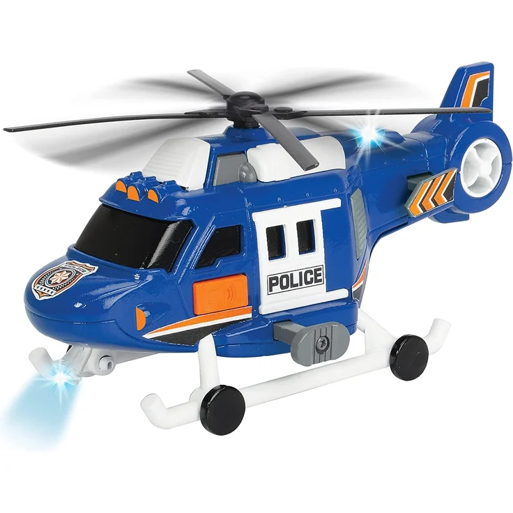 Simba 4006333036651 Dickie Action Series Helikopter 18 cm, Licht und Sound, die Flügel bewegen, Mehrfarbig – Bild 4