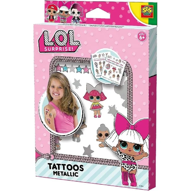 SES Creative L. O. L. Überraschungstätowierungsset