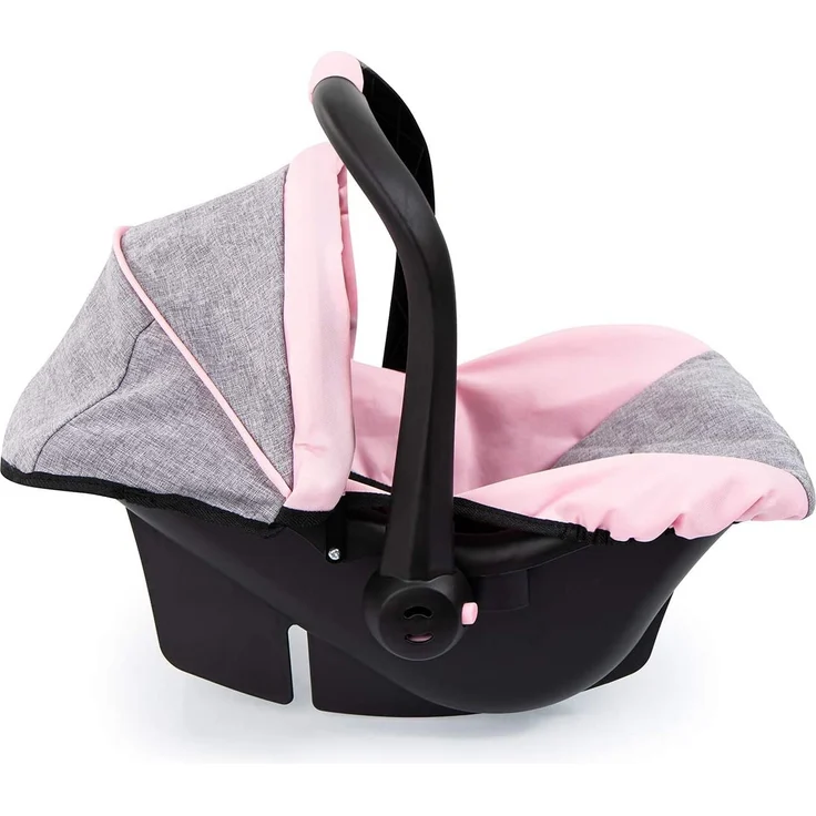 Bayer Puppenautositz mit Dach grau/rosa - Preisvergleich – Bild 2
