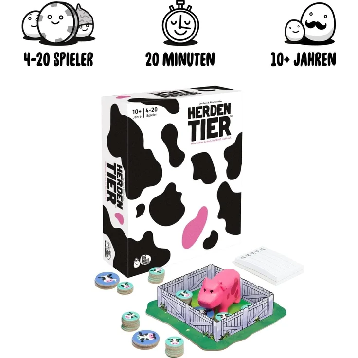 Herdentier (Herd Mentality): EIN Muuhnglaubliches Familien Brettspiel – Bild 2