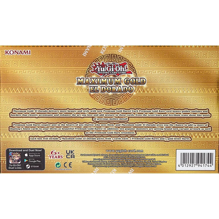 Yu-Gi-Oh! Maximum Gold: El Dorado Lid Box *Englische Version* – Bild 2