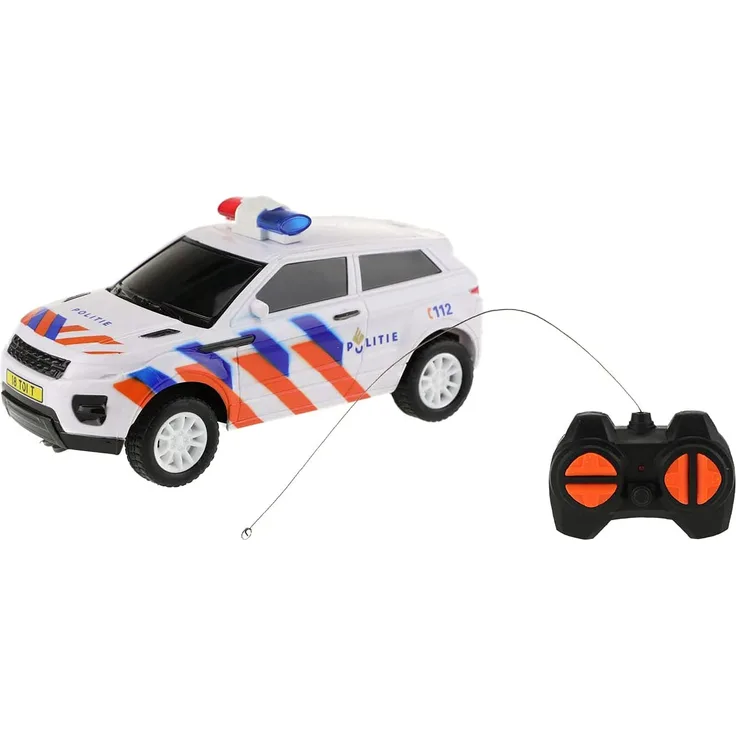 Toi-Toys lenkbarer Polizeiwagen 16 cm