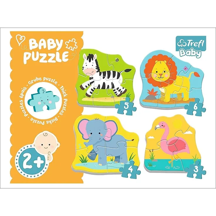 Puzzle Baby Classic Zwierzatka NA Safari