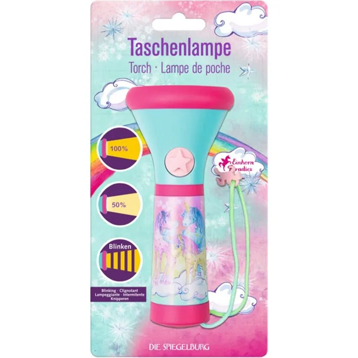 Die Spiegelburg - Taschenlampe Einhorn-Paradies